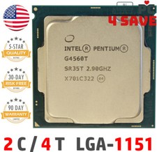 7th Gen Intel Pentium G4560T CPU 2.90 GHz 3MB 2-Core LGA-1151 Kaby Lake SR35T picture