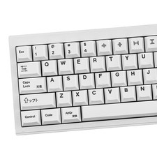 135 Keys PBT Keycaps Cherry Profile DYESub White Theme Minimalist Style picture