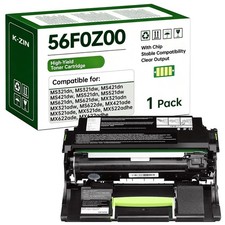 K-ZIN 56F0Z00 Imaging Unit Compatible with Lexmark MS321 MS321dn picture
