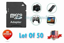 50 - NEW OEM microSD micro SD to SD SDHC SDXC Adapter fit 4GB 8GB 16GB 32GB 64GB picture