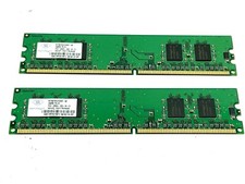 Nanya NT256T64UH4A0F-5A RAM Memory 256MB PC2-3200U 1RX16 LOT OF 2 picture