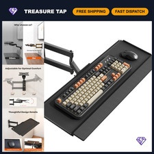 Adjustable Wall Mount Keyboard Tray with Arm, 7.6