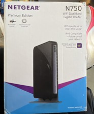 NETGEAR N750 WiFi 300+450Mbps Dual Band Gigabit Router (WNDR4300) picture
