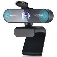 NOVA 1080P Webcam with Microphone, Auto Focus, 96°View Web Camera picture