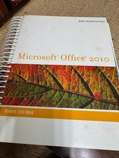 New Perspective Microsoft Office 2010. Textbook picture
