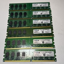 Crucial 12GB (6 X 2GB) DDR2 800 MHz PC2-6400 Desktop RAM 240-pin CT25664AA800 picture