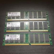 3PCS ProMOS V826632K24SCIW-D3 256MB DDR-400MHz-CL3 PC3200U-3033-0-A0 PC Memory picture