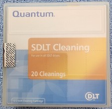 Quantum SDLT Cleaning Cartridge SLDT 220, 320, 600, 600A - 20 Cleanings - NEW picture