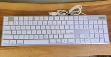 iHome Full Size Wired Keyboard: Compatible w/ Apple iOS or Windows - Sleek Mac picture