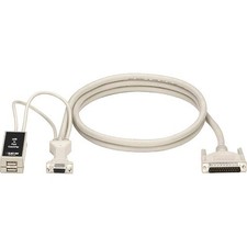 Black Box KVM User Cable - DB25, VGA, USB, 1-ft. (0.3-m) picture