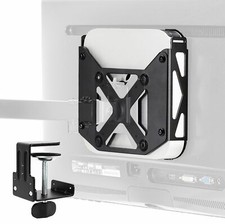Behind Monitor VESA Mount Mac Mini 2010-2024 Desk Clamp CPU Holder Black picture