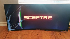 SCEPTRE 35-inch Curved Monitor - C355W-3440UN works AS IS picture