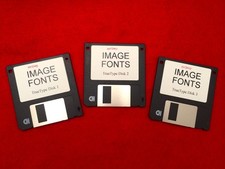Image Fonts 3 Disk set / Macintosh Computer Software picture