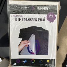 50 Sheets DTF Transfer Film Paper A4 Double Sided Thick Clear Sheets picture