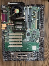 VINTAGE INTEL D850MV P4 MOTHERBOARD WITH 1.8GHZ CPU 512MB RAM SERIAL PARALLEL picture