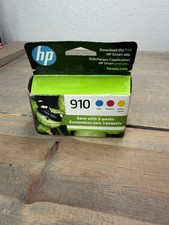 HP 910 genuine OEM 3 Pack color ink cartridge NEW SEALED  2025 picture