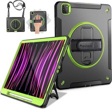 Military Grade Shockproof Case for iPad Pro 12.9 Inch 6th/5th Gen, Green Color picture