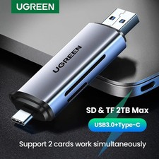 UGREEN USB 3.0 Type C to SD Micro SD TF Card Reader Memory Card Adapter for PC picture