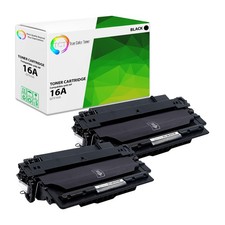 2Pk TCT Premium 16A Q7516A Black for HP LaserJet 5200 5200DTN Compatible Toner picture