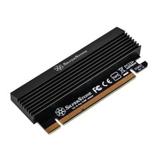 Silverstone ECM23 M.2 (M Key) to PCI-E NVMe/AHCI Aluminum Thermal Pad Adapter picture