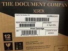 Genuine Xerox 113R00265 (113R265) Black Toner - Factory Sealed picture