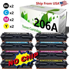 8PK 206A Toner Cartridges CF206A no chip W2110A-13A for M283cdw M283fdw Printer picture