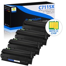 4 Pack C7115X Hi-Yield Toner Compatible HP LaserJet 3310mfp 3320 3320mfp 3320n picture