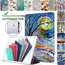 iPad Air 3 PRO 10.5 9.7 10.9 7.9 10.2 Auto Sleep/Wake PC Cover Color Emblem picture