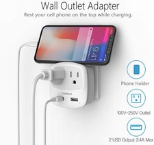 TESSAN Type I Travel Adapter – Australia / New Zealand / China / Argentina New  picture