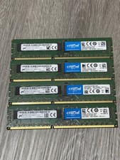 Crucial 8GB 2Rx8 PC3L-12800R DDR3 1600MHz 1.35V ECC RDIMM Memory RAM. 4 Pieces picture