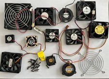 Lot of 12 PC Laptop Cooling Fans Various Sizes Brands picture