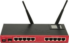 MIKROTIK RB2011UAS-2HnD-IN Router 10xLAN  2.4Ghz WiFi LCD NO Power Supply picture