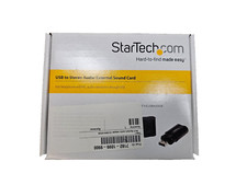 Lot 20 Startech USB Sound Card, 3.5mm audio adapter to USB, External ICUSBAUDIOB picture