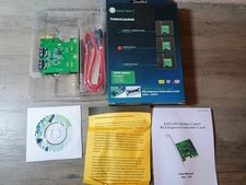 Syba IOCREST SY-PEX40039 2 Port SATA III PCI-e 2.0 x1 Card (6GBPS) - NEVER USED picture