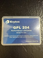 Krytox GPL 204 0.35oz. 10g Lube Mechanical Keyboards Bearings Valves New Sealed picture