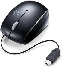 Sanwa Direct Type-C Mouse Wired Retractable [Android Smartphones and Tablets] picture