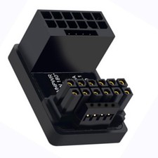 12VHPWR 180Degree Angled Adapter 600W PCIe 5.0 ATX 3.0 16 Pin 12+4 Style B picture