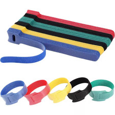 6 Inch Reusable Multi-Purpose Cable Ties Cord Organizer Adjustable Cable Managem picture