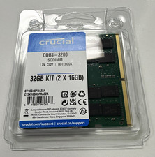 Crucial DDR4-3200 SO-DIMM DDR4 SDRAM 32GB Kit 2x16GB Non-ECC CT2K16G4SFRA32A picture