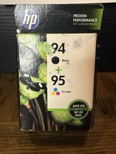 HP 94 + 95 Combo Pack Black & Tri-Color Ink Cartridges Nov 2014 Date SEALED picture