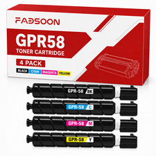 GPR58 4PK BK/C/M/Y Toner for imageRUNNER ADVANCE C256iF C356iF DX C257iF C357iF picture