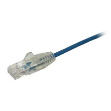 StarTech N6PAT1BLS 1Ft CAT6 Gigabit Ethernet Cable Slim Snagless RJ45 Blue picture