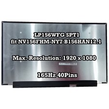 LP156WFG-SPT1  fit NV156FHM-NY7 B156HAN12.1 Matrix LCD Screen 165Hz 40 Pins FHD picture