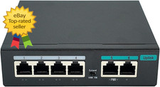 6 Port Unmanaged PoE Switch - 4 PoE+ (10/100Mbps) & 2 Uplink Ports picture