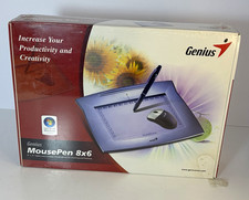Genius MousePen 8x6 Graphics Drawing Tablet Sealed Box Cordless Mouse Pen picture