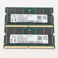 SK Hynix 64GB (2x32GB) DDR5-5600 PC5-44800S SODIMM RAM (HMCG88AGBSA095N AA) picture