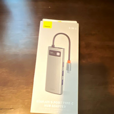 Baseus StarJoy 9-in-1 USB-C Type-C Hub w/ HDMI & USB-A, Portable Gray picture