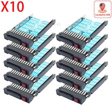 X10 2.5'' Drive Caddy Tray for HP Proliant DL360 DL380 ML350 G5 G6 G7 378343-002 picture
