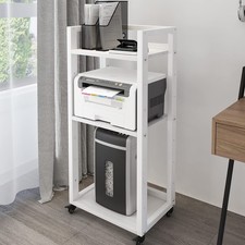 Natwind 3-Tier Tall Printer Stand White picture
