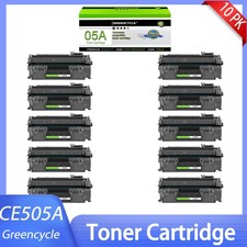10-Pack Toner Cartridge for HP P2035 P2055 P2035n P2055dn P2030 05A CE505A Black picture